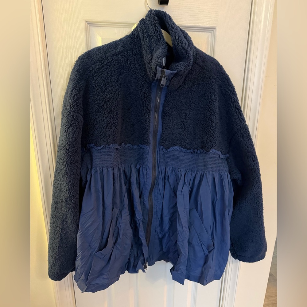 Free People Navy Blue Jacket